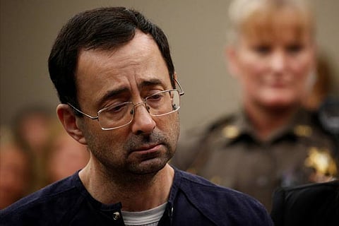 Larry Nassar, a former team USA Gymnastics doctor who pleaded guilty to sexual assault charges