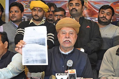 Karni Sena's chief Lokendra Singh Kalvi