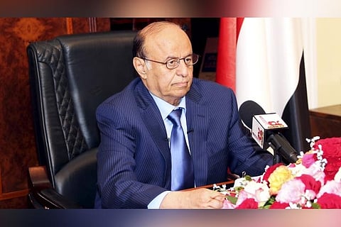 Yemen's President Abed Rabbo Mansour Hadi