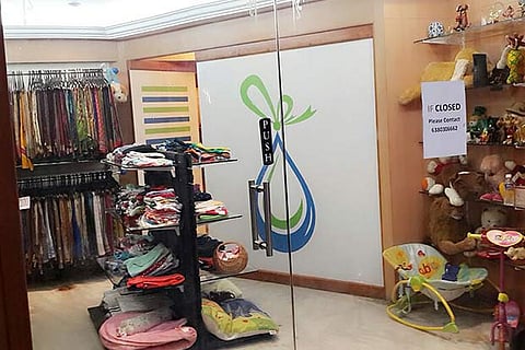 The shop that is set up exclusively for orphanages and homeless children in the city