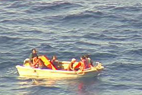 Video screengrab received from the New Zealand Defence Force (Image: AFP)