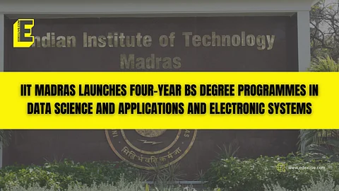 IIT Madras launches four-year BS degree programmes in Data Science and Applications and Electronic Systems