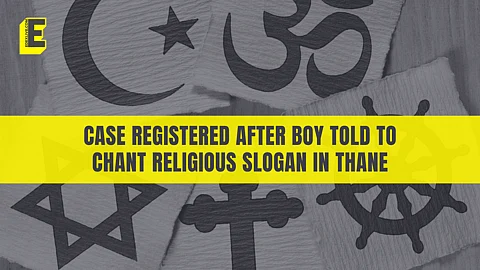 The child was hounded by the perpetrators to chant the slogan after he greeted his building's watchman in his religious slogan.