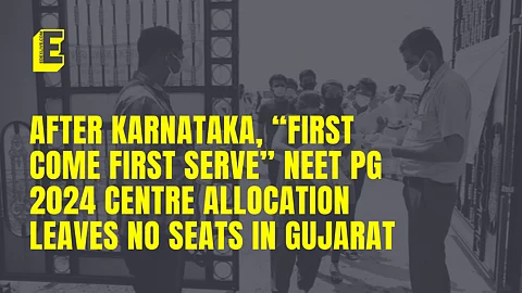 What is happening in Gujarat with NEET PG aspirants?