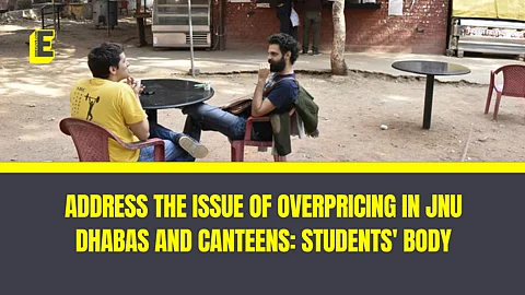 Address the issue of overpricing in JNU dhabas and canteens: Students' body