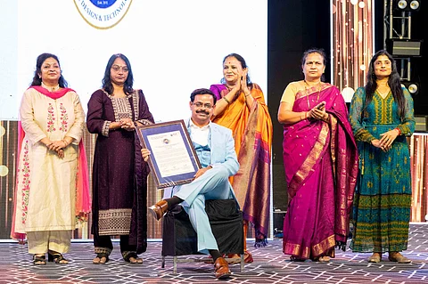 The award was presented to Rao in a grand ceremony at MIT ADT University.