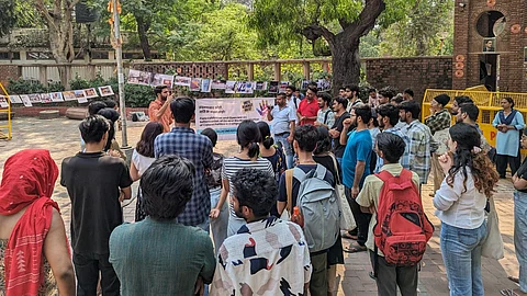 Student organisations united under the name Humans of Delhi University