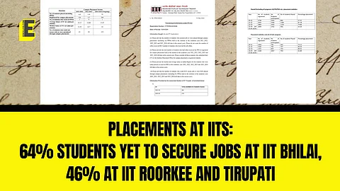 Placements at IITs: 64% students yet to secure jobs at IIT Bhilai, 46% at IIT Roorkee and Tirupati