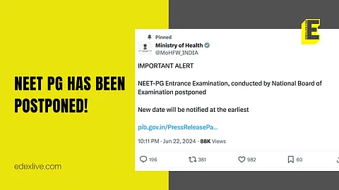 NEET PG has been POSTPONED! Ministry of Health informs
