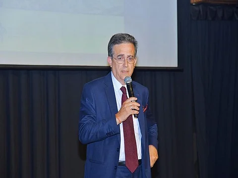 French envoy Thierry Mathou discusses partnerships and urges Indian students to study in France during his visit to IIM Lucknow