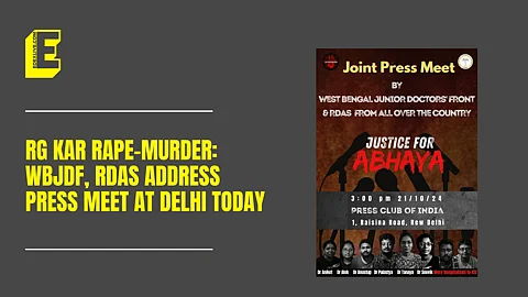 RG Kar rape-murder: WBJDF, RDAs address press meet at Delhi today