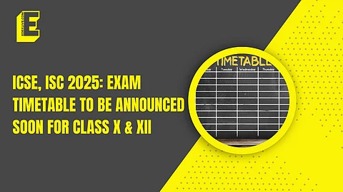 Exam timetable
