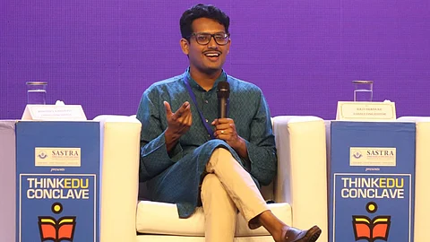 Anirudh V Kanisetti, Writer & Researcher at ThinkEdu 2025 on January 28, 2025.