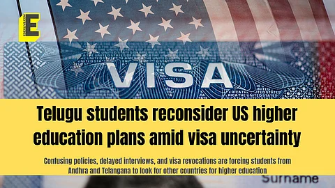 Confusing policies, delayed interviews, and visa revocations are forcing students from Andhra and Telangana to look for other countries for higher education
