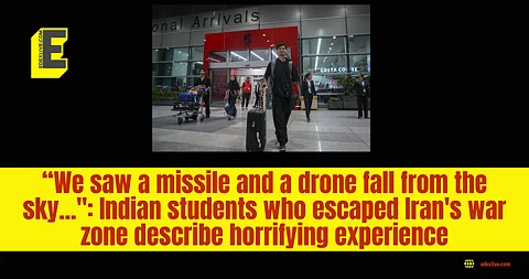 Indian students escaped Iran's war zone