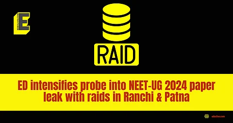 NEET-UG 2024 paper leak raids