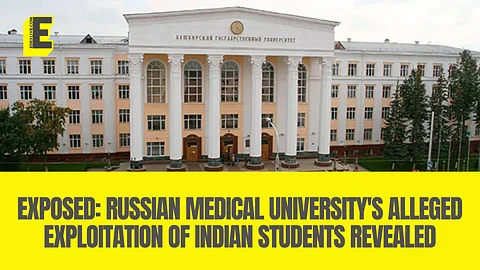 A damning video circulating on social media has exposed the disturbing reality faced by hundreds of Indian medical students at Bashkir State Medical University in Ufa, Russia.