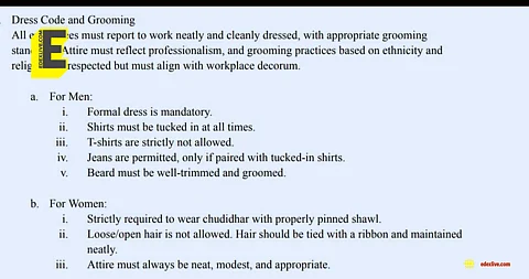 Reddit viral post on company's dress code