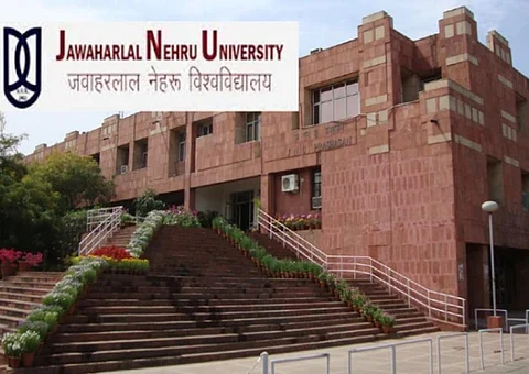 The protest follows the university administration’s decision to rely solely on the UGC-NET June 2025 cycle for PhD admissions