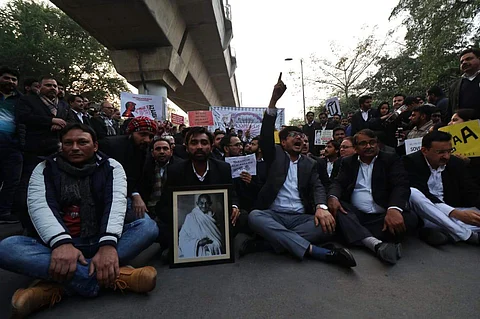 A scene from the public programme at Jamia| Pic: JCC