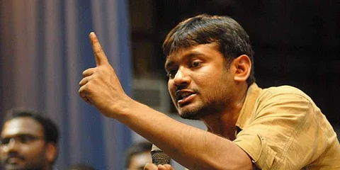 Former JNU student president Kanhaiya Kumar,