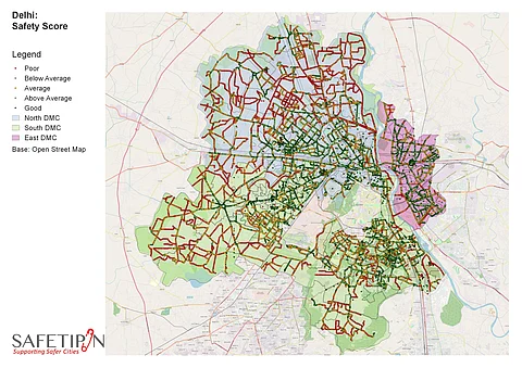 You can now be aware of the safety score of a locality or place with the My Safetipin app| Pic: Safetipin