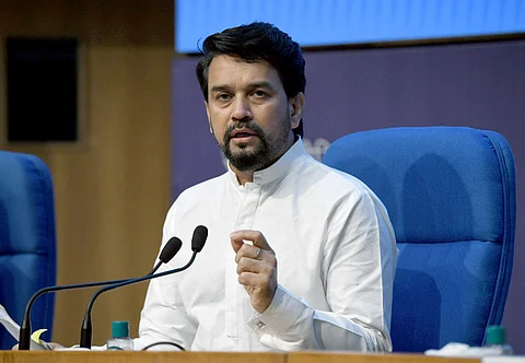Union Minister of Youth Affairs and Sports Anurag Singh Thakur | Pic: PTI