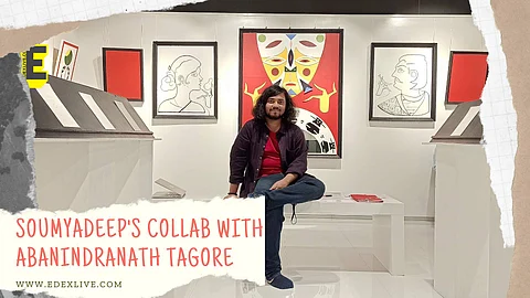 Here's how this artist from Kolkata 'collaborated' with Abanindranath Tagore for an exhibition on a post-deluge city