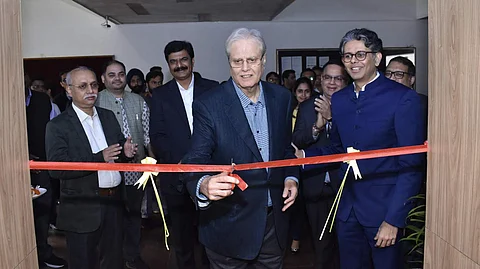 (Left to right) Nimesh Kampani, Non-Executive Chairman, JMFL and Vishal Kampani, Non-Executive Vice-Chairman, JMFL | (Pic: IIM Udaipur)
