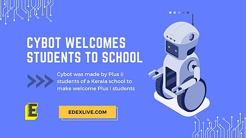 Cybot welcomes students to school | (Pic: EdexLive)