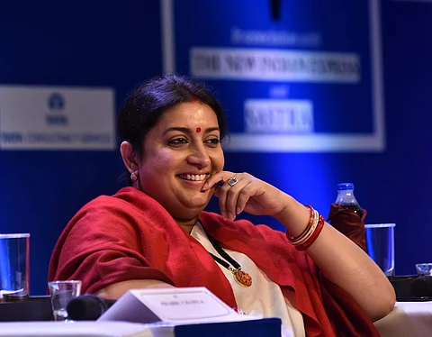 Photo of Women and Child Development Minister Smriti Irani | (Picture: Express)