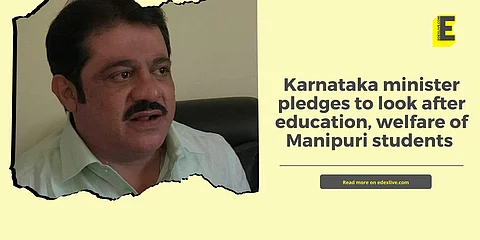 Karnataka minister pledges to look after education, welfare of Manipuri students 