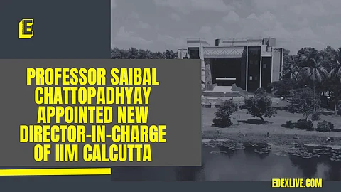 Professor Saibal Chattopadhyay appointed new director-in-charge of IIM Calcutta