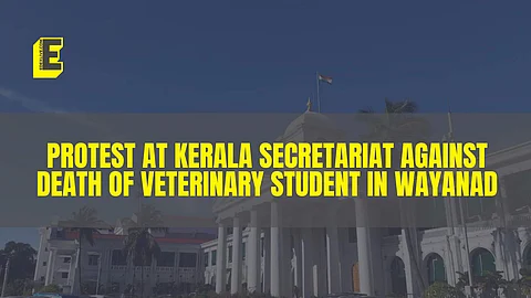 Kerala Veterinary student death: Protests at Secretariat by Congress, AAP turns violent