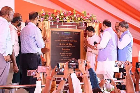 RK Singh lays foundation stone for extension of Power Grid's sub-station at Lakhisarai