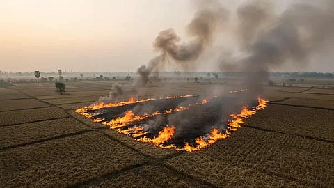 Alt="stubble burning"