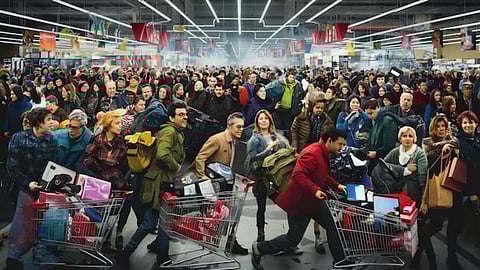 Trump’s Tariff Sparks Panic Buying Across the U.S. ; Long Queues Outside Shops as Prices Set to Soar