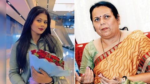 Neelam Gorhe met Sakshi Kamble's family in Beed