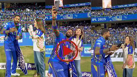MI Vs LSG IPL 2025: MI captain Hardik Pandya takes selfie with team owner Nita Ambani after resounding win