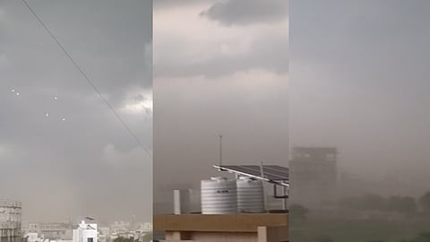 Maharashtra Weather Alert: Dense fog along with dust storm engulfs Chhatrapati Sambhajinagar