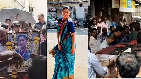 Air India Plane Crash Last Rites To Crew Member Roshni Songhare In Dombivli