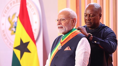 PM Narendra Modi Honoured with Ghana Highest Civilian Award