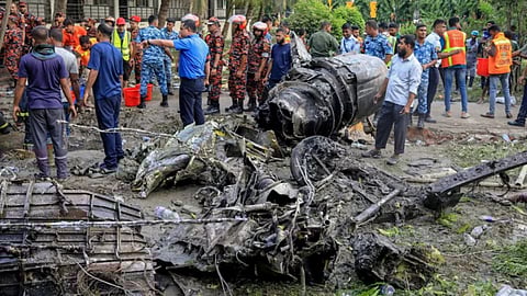 Bangladesh Air Force Jet Crash in Dhaka, Claim 19 Lives, Injures 164