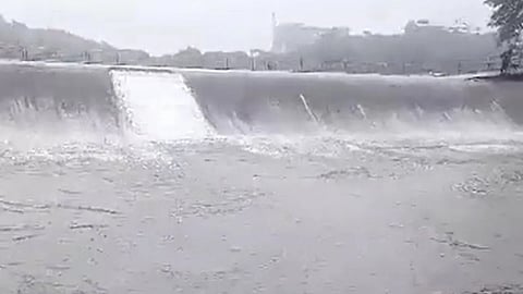 Mumbai Tansa Lake Overflows as Rain Intensifies Across Maharashtra