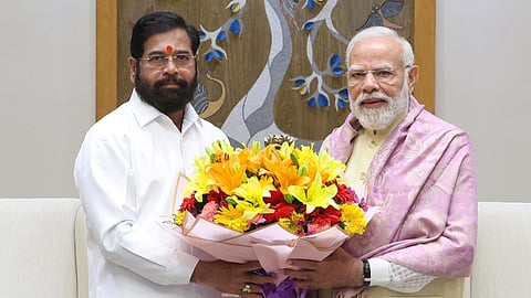 Eknath Shinde Meet PM Narendra Modi: During Delhi visit, Shinde meets Modi for a courtesy call; Find out what was discussed