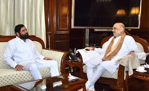 Eknath Shinde At Delhi: Eknath Shinde departs to meet Amit Shah! Discussions in Delhi regarding local self-government elections?