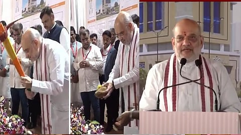 Amit Shah In Mumbai BJP: A big message from Amit Shah at the BJP headquarters groundbreaking ceremony! Said “Not with a double engine in Maharashtra”
