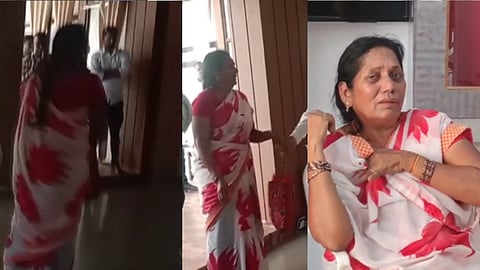 Dharashiv: Shocking Incident from Dharashiv! Woman Attempts Self-immolation by Pouring Petrol in Front of District Collector's Office