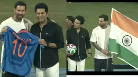 History at Wankhede! Sachin's Marathi Opening, Special Moment in Front of Messi