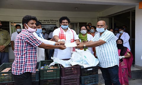 Chayygaon MLA Rekibuddin Ahmed visits old-age home at Bamunigaon